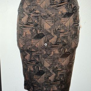 Lularoe multi color brown skirt